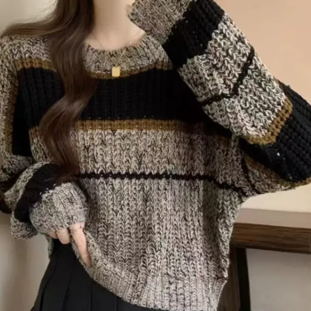 Stilla | Løst Strikket Sweater til Damer
