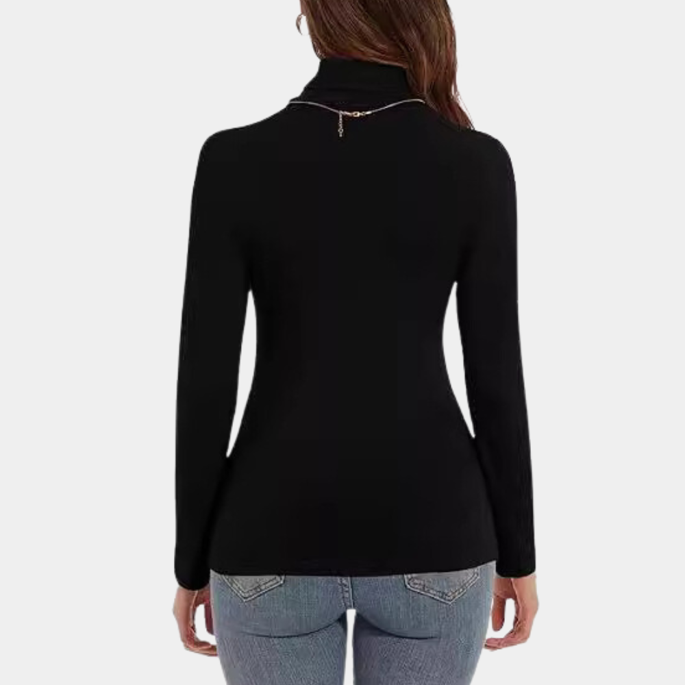 Stilla | Klassisk Turtleneck Skjorte til Damer