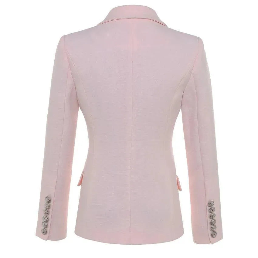 Stilla | Den Samvittighedsfulde Pink Blazer Dame - Formal-Business - Ensfarvet