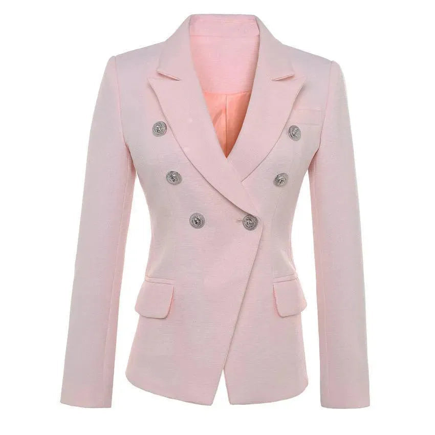Stilla | Den Samvittighedsfulde Pink Blazer Dame - Formal-Business - Ensfarvet
