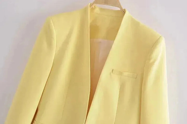 Stilla | Fantasi Formal Blazer Damer - Casual - Ensfarvet