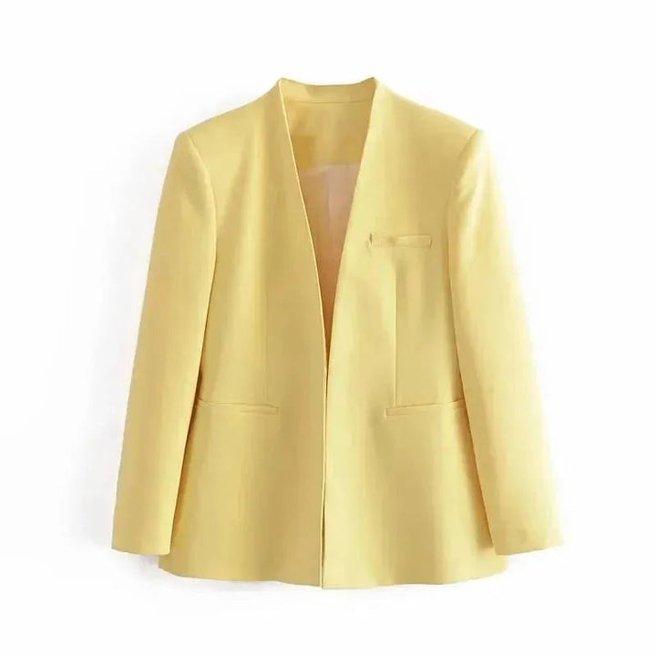 Stilla | Fantasi Formal Blazer Damer - Casual - Ensfarvet