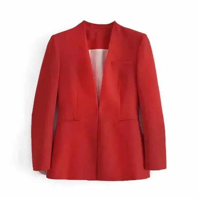 Stilla | Fantasi Formal Blazer Damer - Casual - Ensfarvet