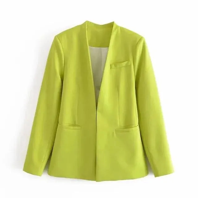 Stilla | Fantasi Formal Blazer Damer - Casual - Ensfarvet