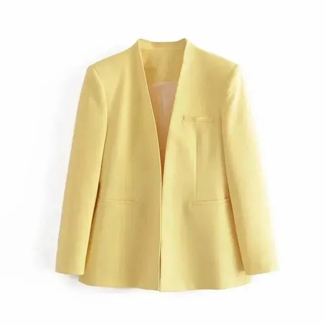 Stilla | Fantasi Formal Blazer Damer - Casual - Ensfarvet