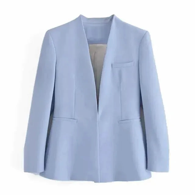 Stilla | Fantasi Formal Blazer Damer - Casual - Ensfarvet