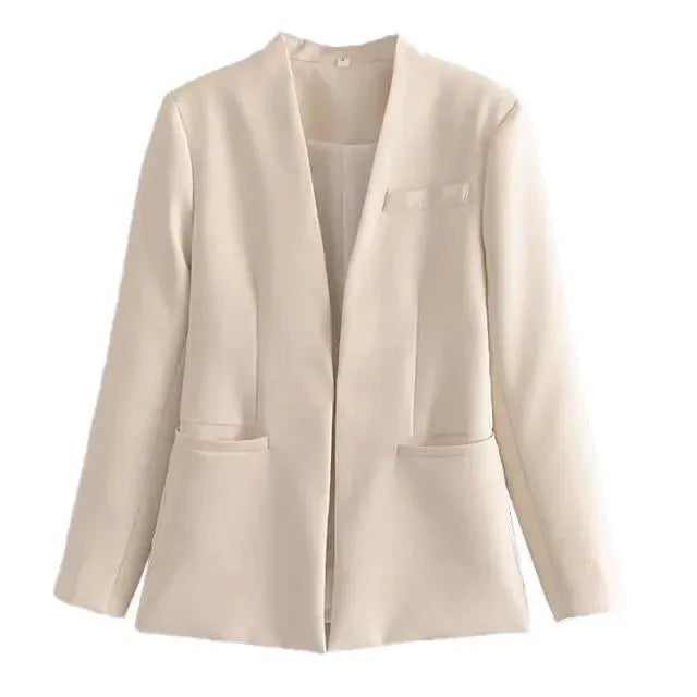 Stilla | Fantasi Formal Blazer Damer - Casual - Ensfarvet