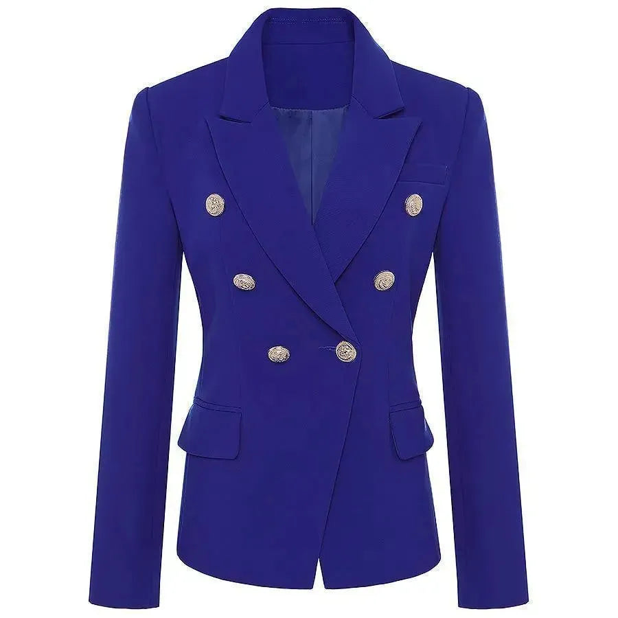 Stilla | Inspiration Dobbeltradet Blazer Damer - Formelt-Business - Ensfarvet-Solid