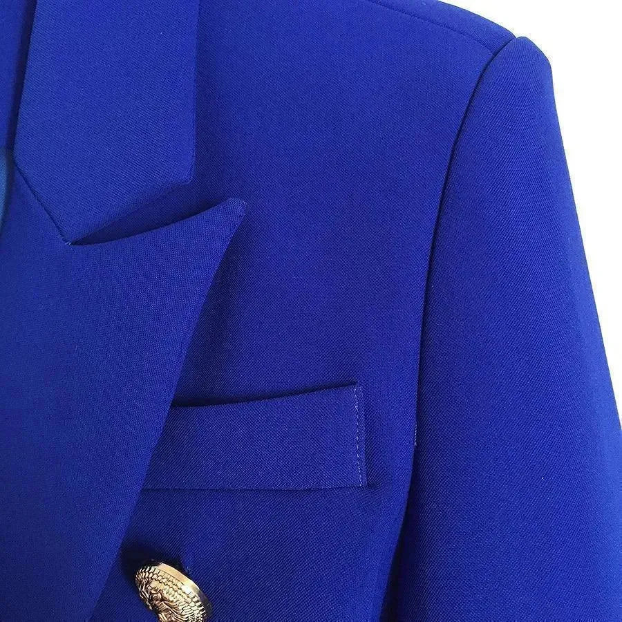 Stilla | Inspiration Dobbeltradet Blazer Damer - Formelt-Business - Ensfarvet-Solid