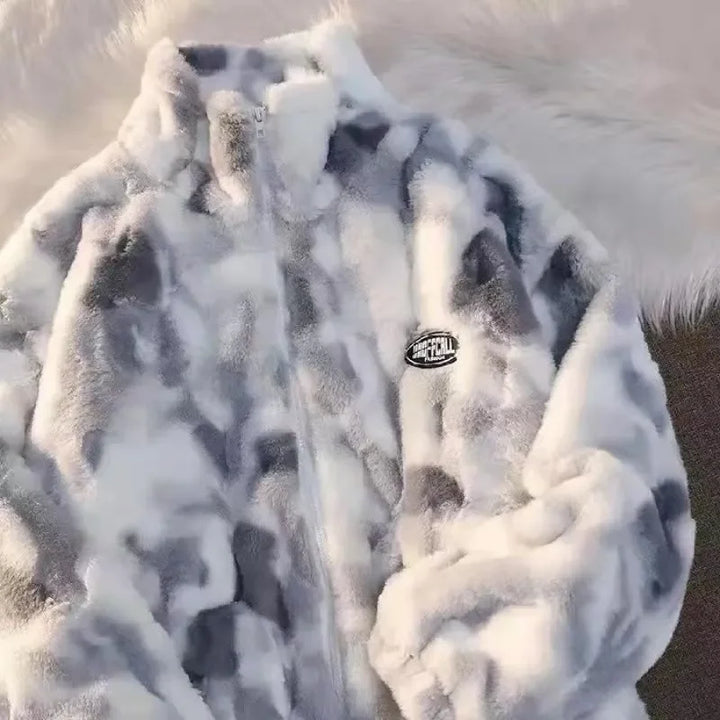 Stilla | Tie-Dye Fleecejakke til damer