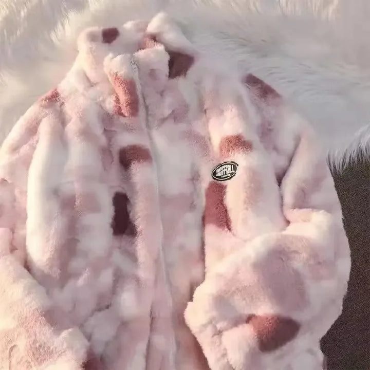 Stilla | Tie-Dye Fleecejakke til damer