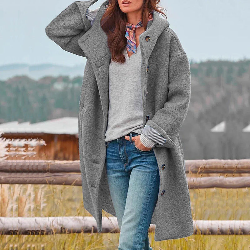 Stilla | Trendy Tykk Dame Vinterfrakke