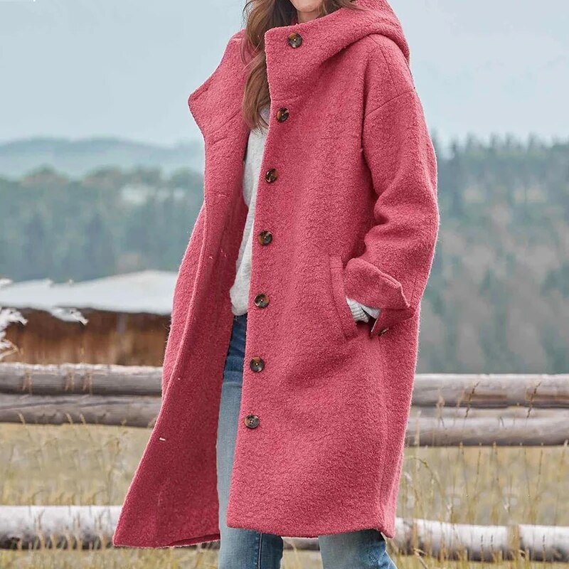 Stilla | Trendy Tykk Dame Vinterfrakke
