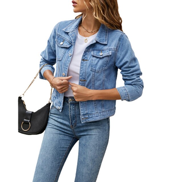 Stilla | Trendy dame denimjakke med komfortabel pasform