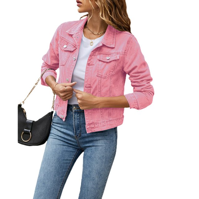 Stilla | Trendy dame denimjakke med komfortabel pasform
