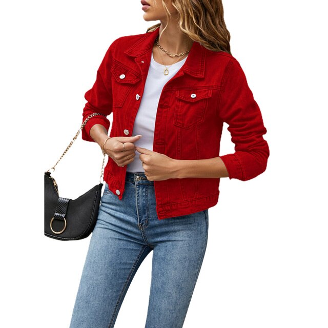 Stilla | Trendy dame denimjakke med komfortabel pasform