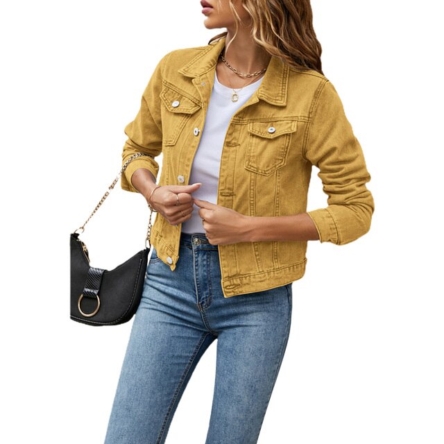 Stilla | Trendy dame denimjakke med komfortabel pasform