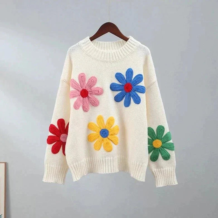 Stilla | Pullover med blomster