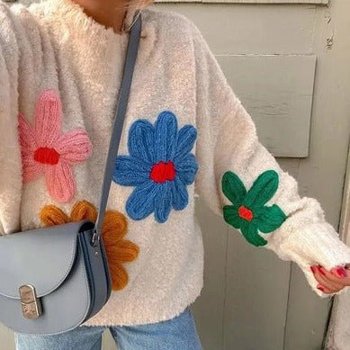 Stilla | Pullover med blomster