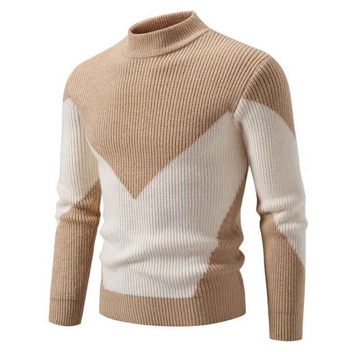 Stilla | Stilfuld Geometrisk Pullover til Mænd