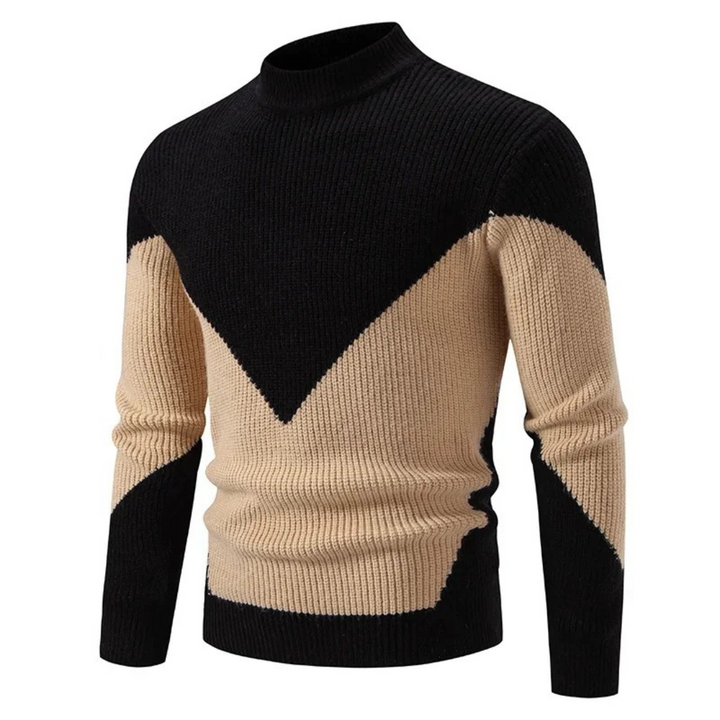 Stilla | Stilfuld Geometrisk Pullover til Mænd