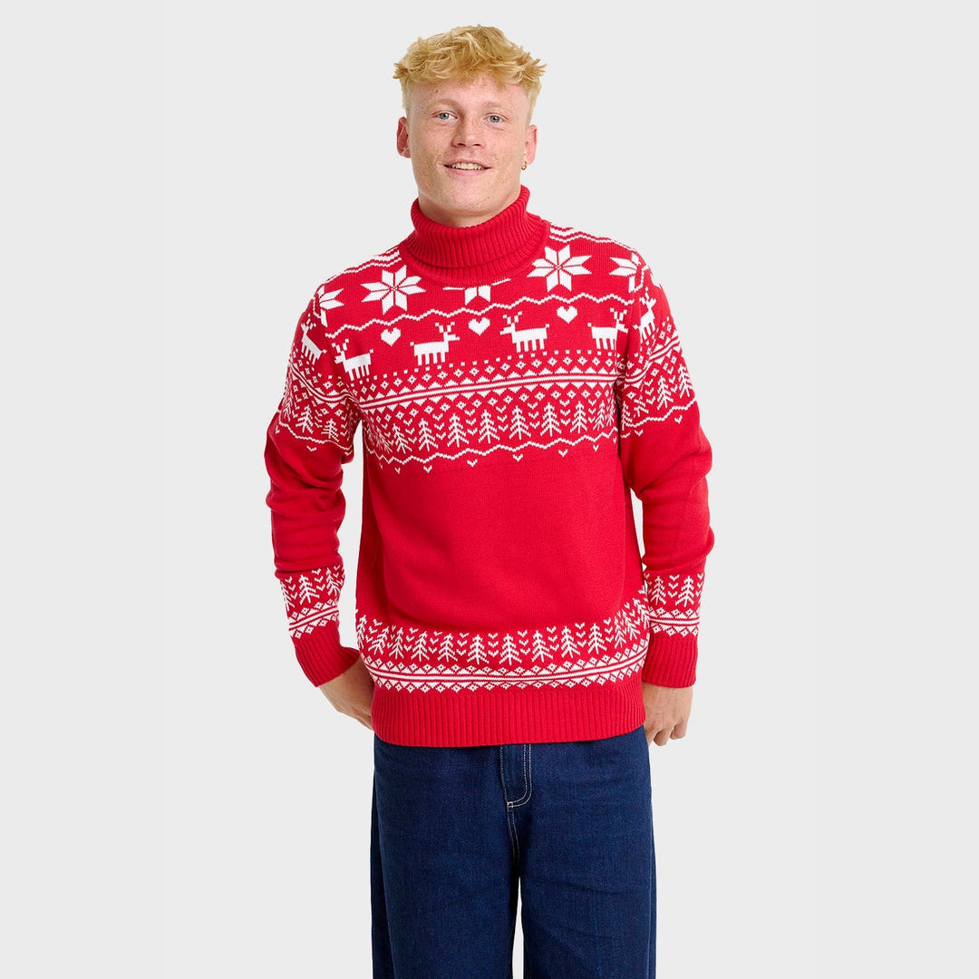 Stilla | Den Grønland Jul Rullekravepullover Herrer