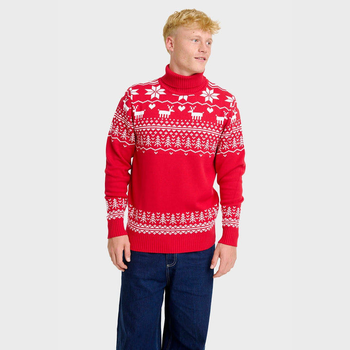 Stilla | Den Grønland Jul Rullekravepullover Herrer