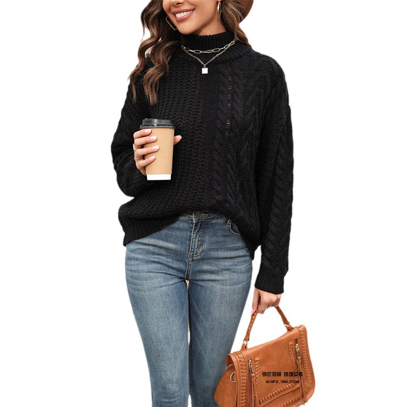 Stilla | Rullekrave sweater Chic Moderne Stil Ideel til vinteren