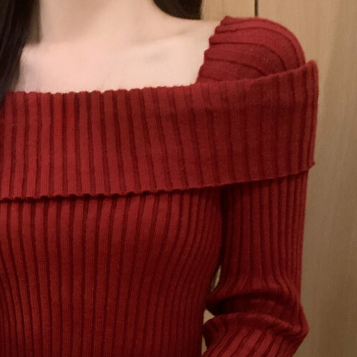 Stilla | Moderne Sweater Uden Skuldre til Damer