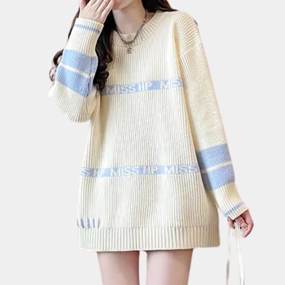 Stilla | Moderigtigt Mellemlang Sweater til Kvinder