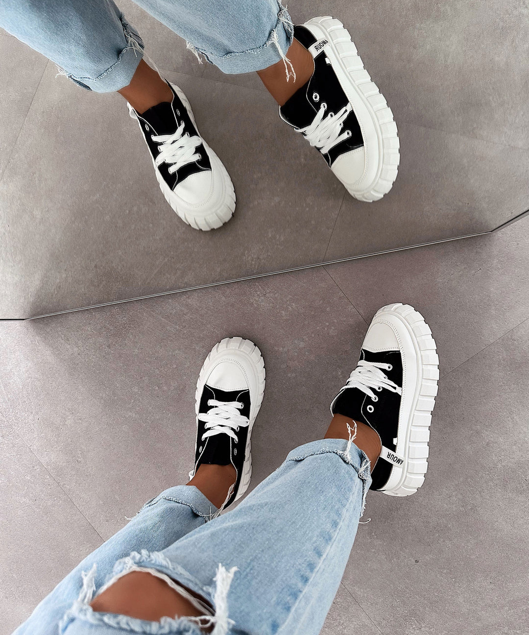 Stilla | Sort Clareta Sneakers