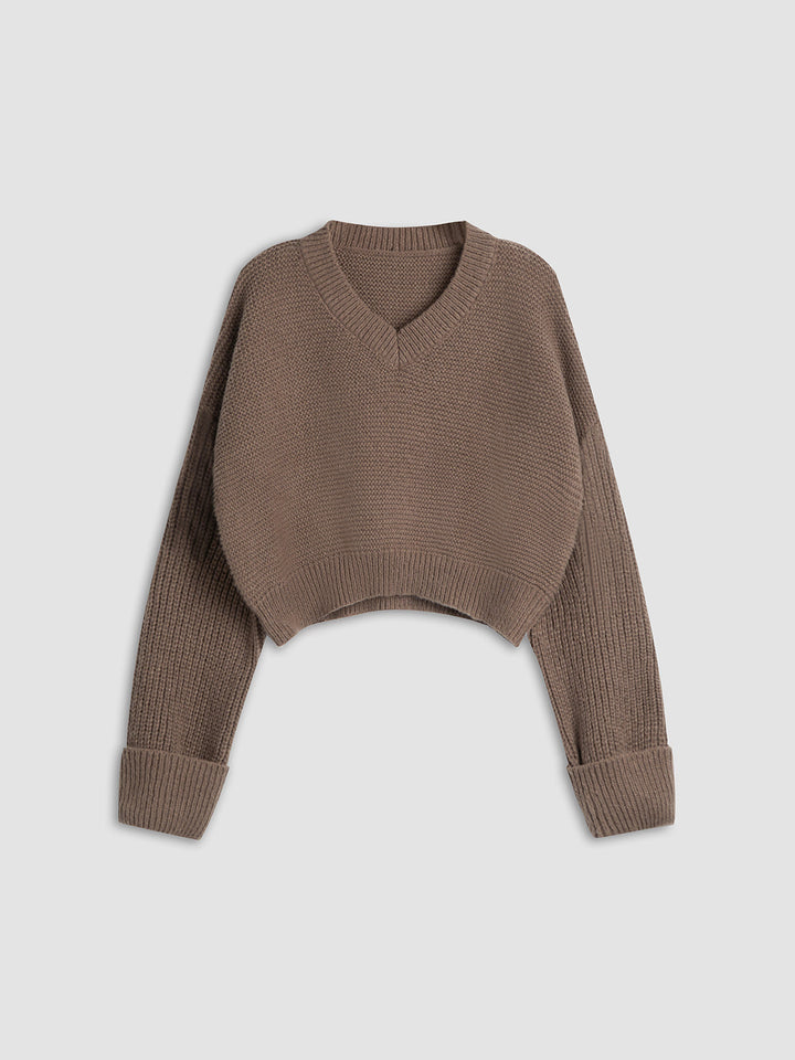 Stilla | V-udskæring Sweater til damer