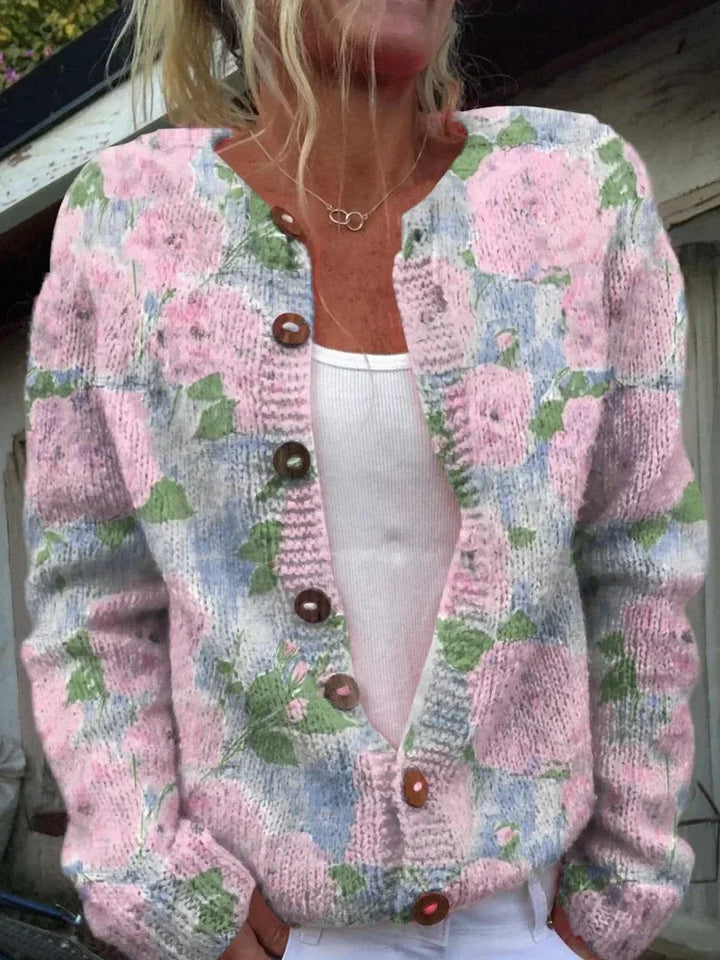 Stilla | Elegant blomster- cardigan