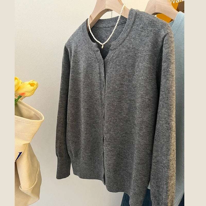 Stilla | Kort Pullover I Indigo Blå Kashmir Til kvinder