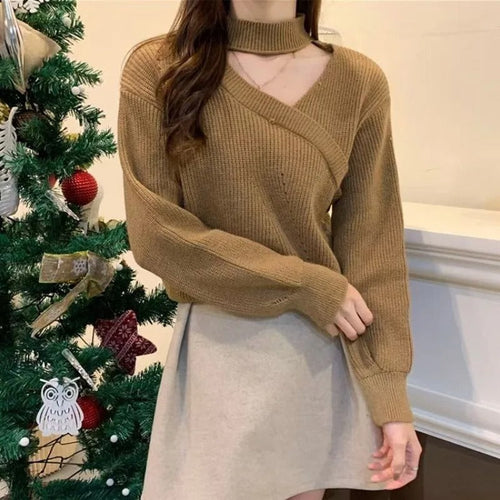 Stilla | Kort sweater damer med udskæring