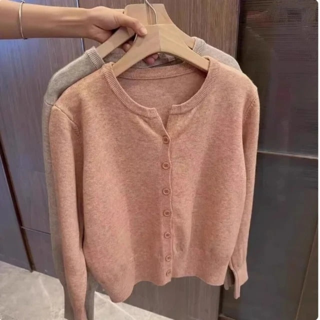 Stilla | Kort Pullover I Indigo Blå Kashmir Til kvinder