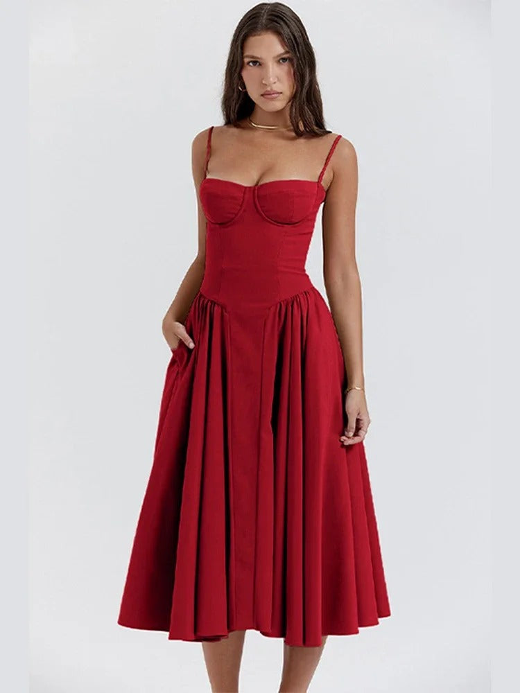 Stilla | Elegante Ærmeløs Kjole