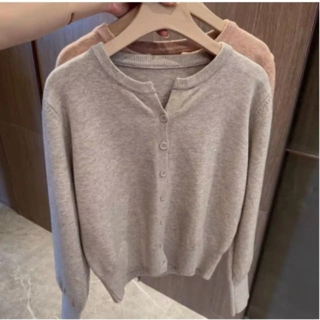 Stilla | Kort Pullover I Indigo Blå Kashmir Til kvinder