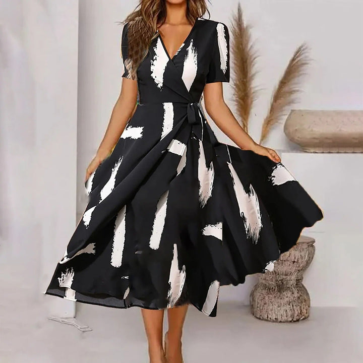 Stilla | Maxi Kjole Til Kvinder Med Vintage Print