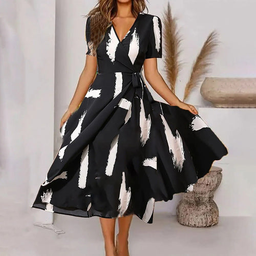 Stilla | Maxi Kjole Til Kvinder Med Vintage Print