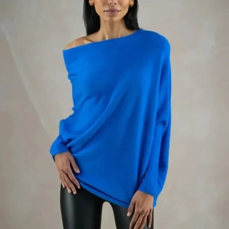 Stilla | Elegant pullover med skulderfri ærmer til damer