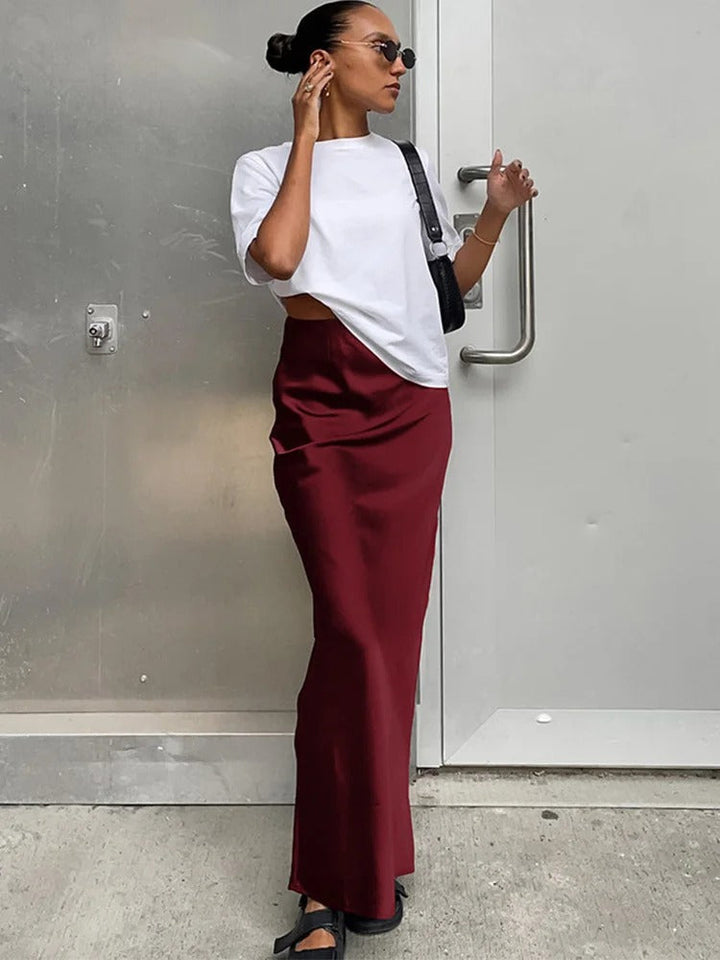 Stilla | Elegante Nederdele Satin