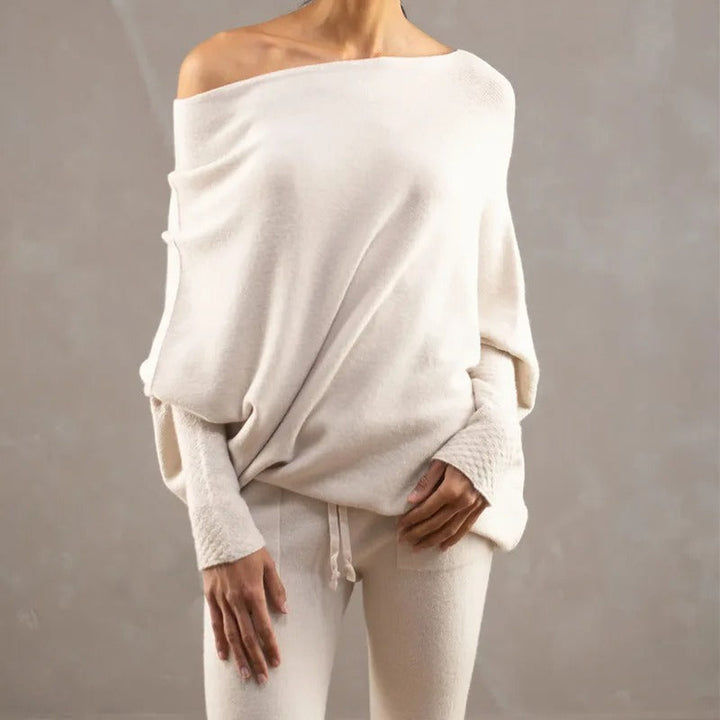 Stilla | Elegant pullover med skulderfri ærmer til damer