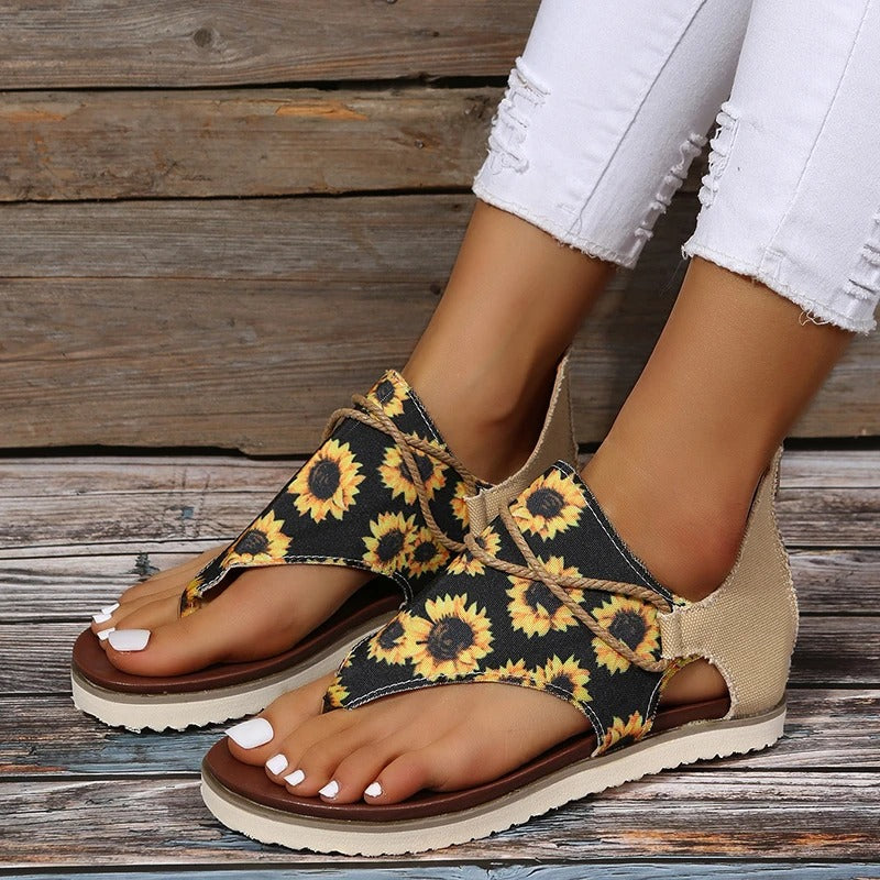 Stilla | Sandaler med Print
