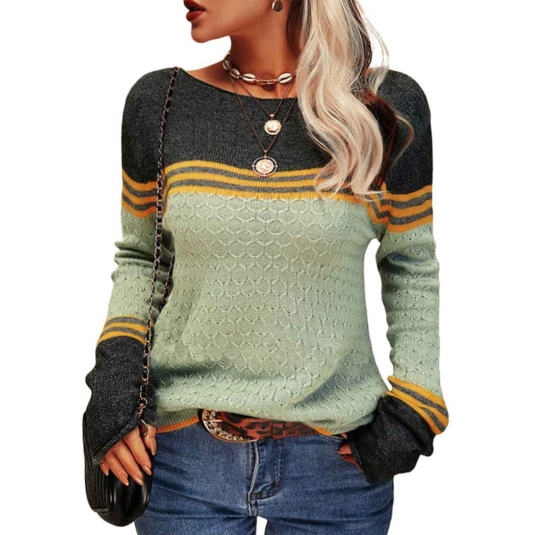 Stilla | Dame Pullover Stribet