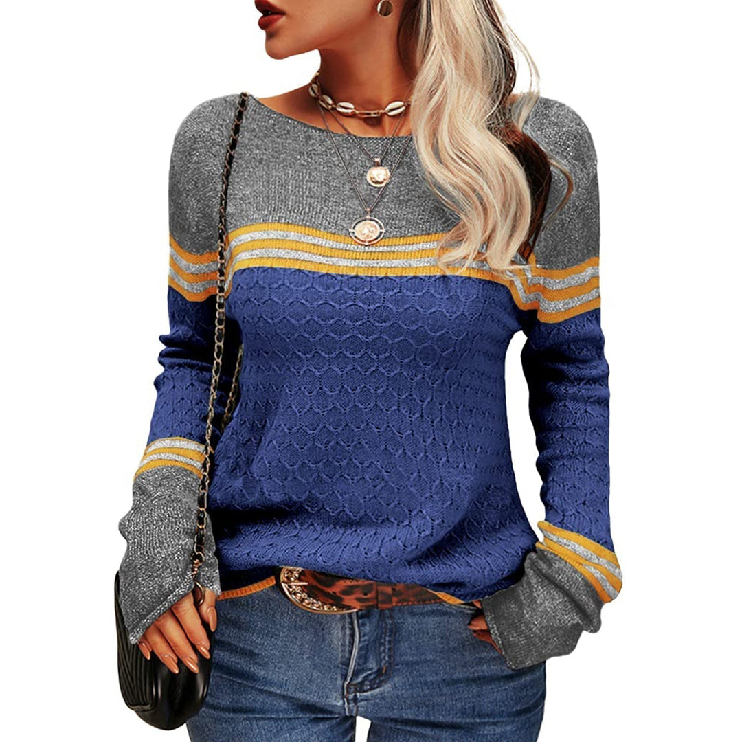 Stilla | Dame Pullover Stribet