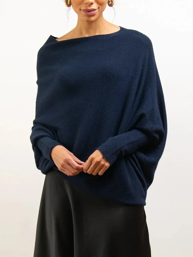 Stilla | Elegant pullover med skulderfri ærmer til damer