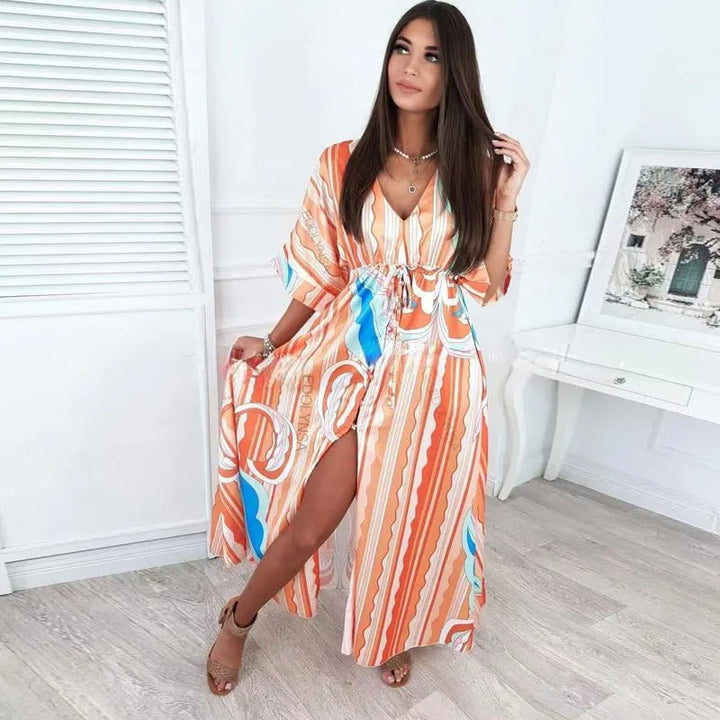 Stilla | Elegante Kjole Med Smuk Print