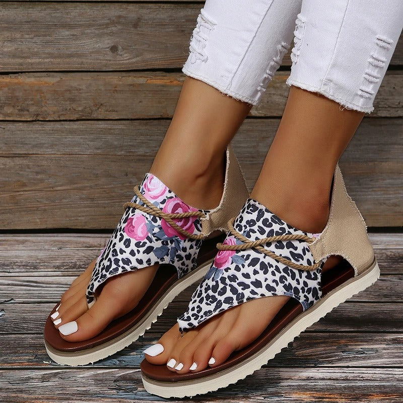 Stilla | Sandaler med Print