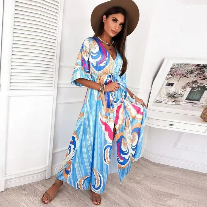 Stilla | Elegante Kjole Med Smuk Print